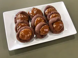 Pepas choco dulce de leche 1/4