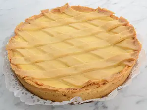 Tarta ricotta dulce de leche