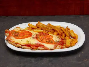 Milanesa napolitana + papas