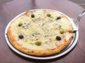 Pizza con doble muzzarella grande