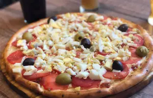Pizza primavera grande