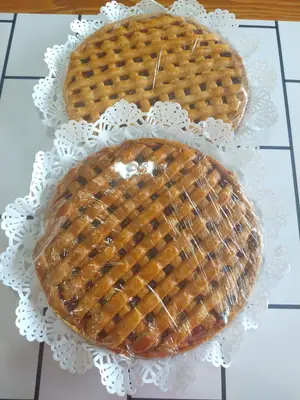 Pasta frola ch. dulce de leche