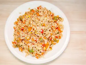 Arroz con vegetales