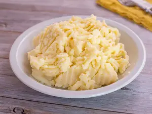 Porción de puré papas