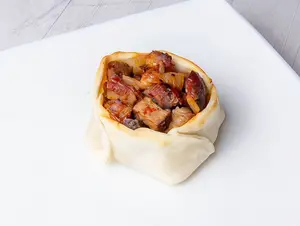 Canastita de carne a cuchillo