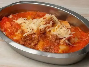 Canelones Con Salsa Mixta