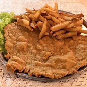 Milanesa de pollo tropicana