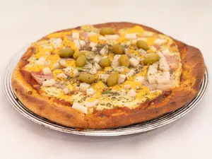 Pizza con palmitos