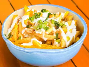Porción de papas fritas