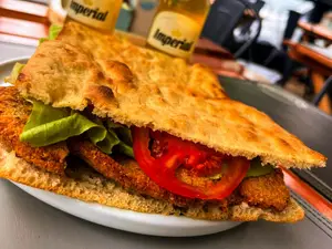 Schiacciata milanesa de carne