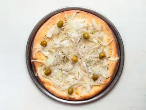 Pizza fugazza (sin muzzarella)
