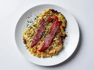 MILANESA JAMON Y MORRON