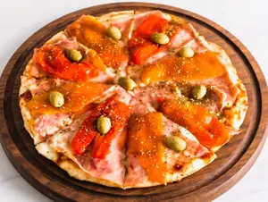 Jamón y morrones grande