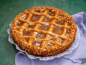 Tarta frola de batata