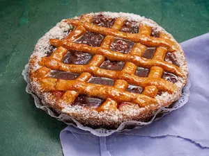 Tarta frola de membrillo