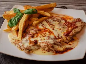 Milanesa a la napolitana