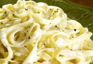Spaghetti con crema