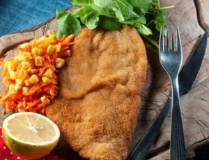 Suprema de pollo con fritas