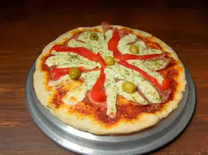 Jamón y morrón