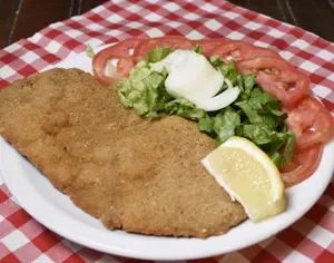 Milanesa de ternera c guarni
