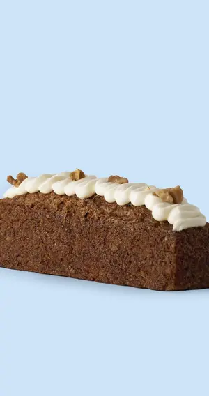 Budín de zanahoria frosting