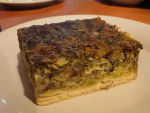 Tarta de puerros