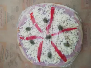 Pizza Jamon Y Morron