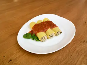 Canelones porción