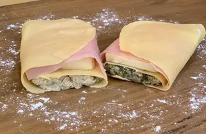 Lasagna verdura queso
