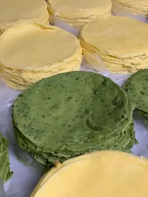 Panqueques espinaca
