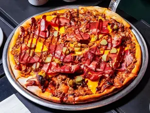 Cheeseburger med