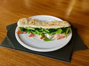 Sandwich de stracciatella