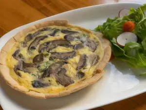 Quiche de hongos