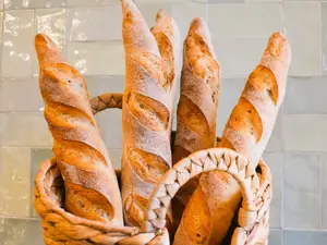 Baguette de masa madre