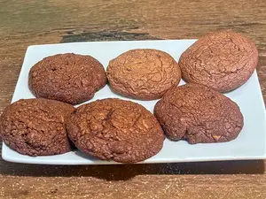 Cokkie de chocolate y almendras