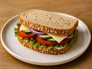 Sandwich ciabatta vegetariano