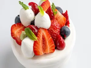 Pavlova de frutos rojos