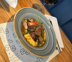 Risotto de lomo al salto