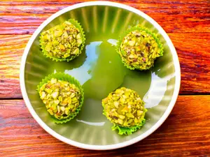 Brigadeiros de pistacho