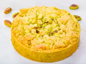 Sbriciolata de pistachos