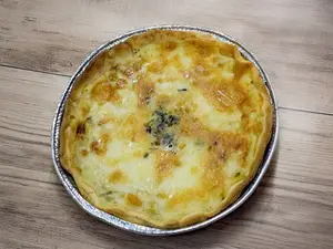 Tarta de cebolla y queso