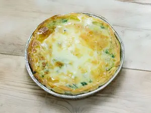 Tarta de espinaca y queso
