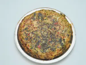 Tortilla de espinaca grande