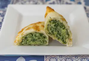 Empanada calabaza choclo