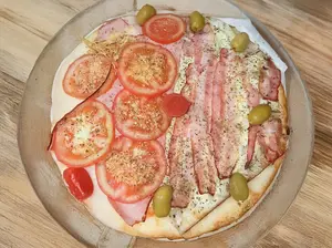 Gde con panceta y cheddar