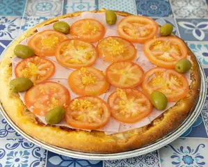 Gdenapolitana con jamón