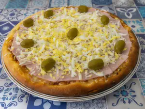 Gg muzzarella jamón y huevo