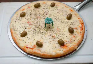 Ind fugazzeta con morrón