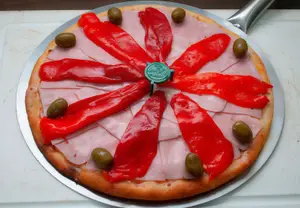 Ind jamón y morrón