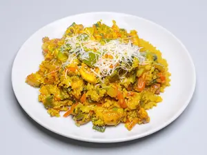 Risotto De Arroz Azafranado Vegetariano